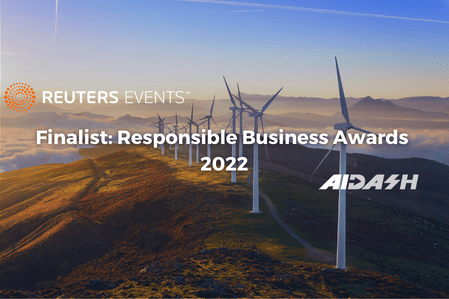 AiDash selected as a finalist for the 2022 Reuters Events Responsible Business Awards