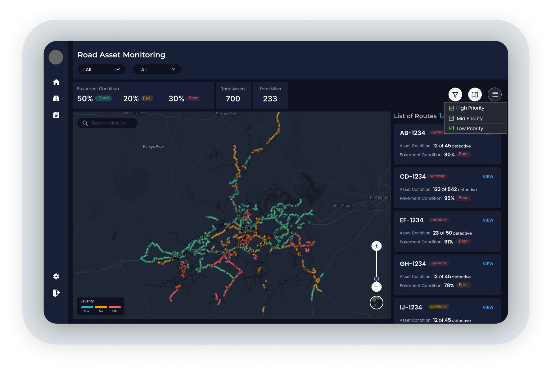 Survey thousands of miles in a day. Only with satellites and AI.