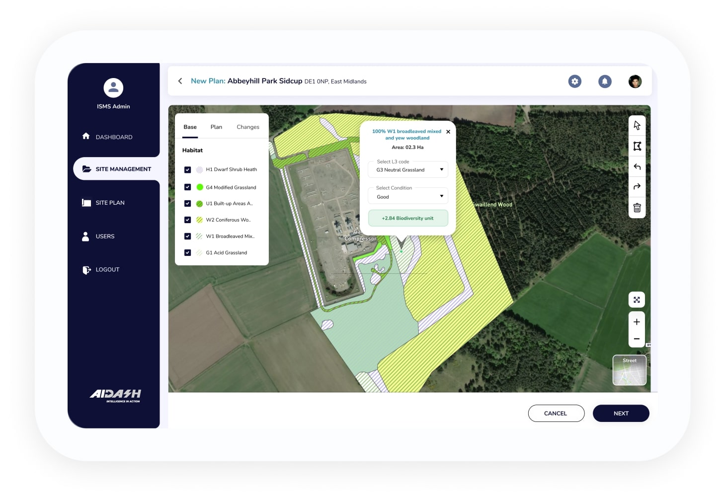 Baseline, plan, verify, and  track biodiversity net gain