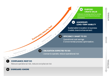 Sustainability maturity model 