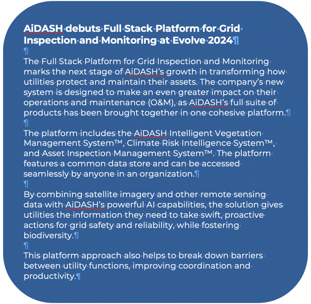 Alt="New AiDASH Platform text"
