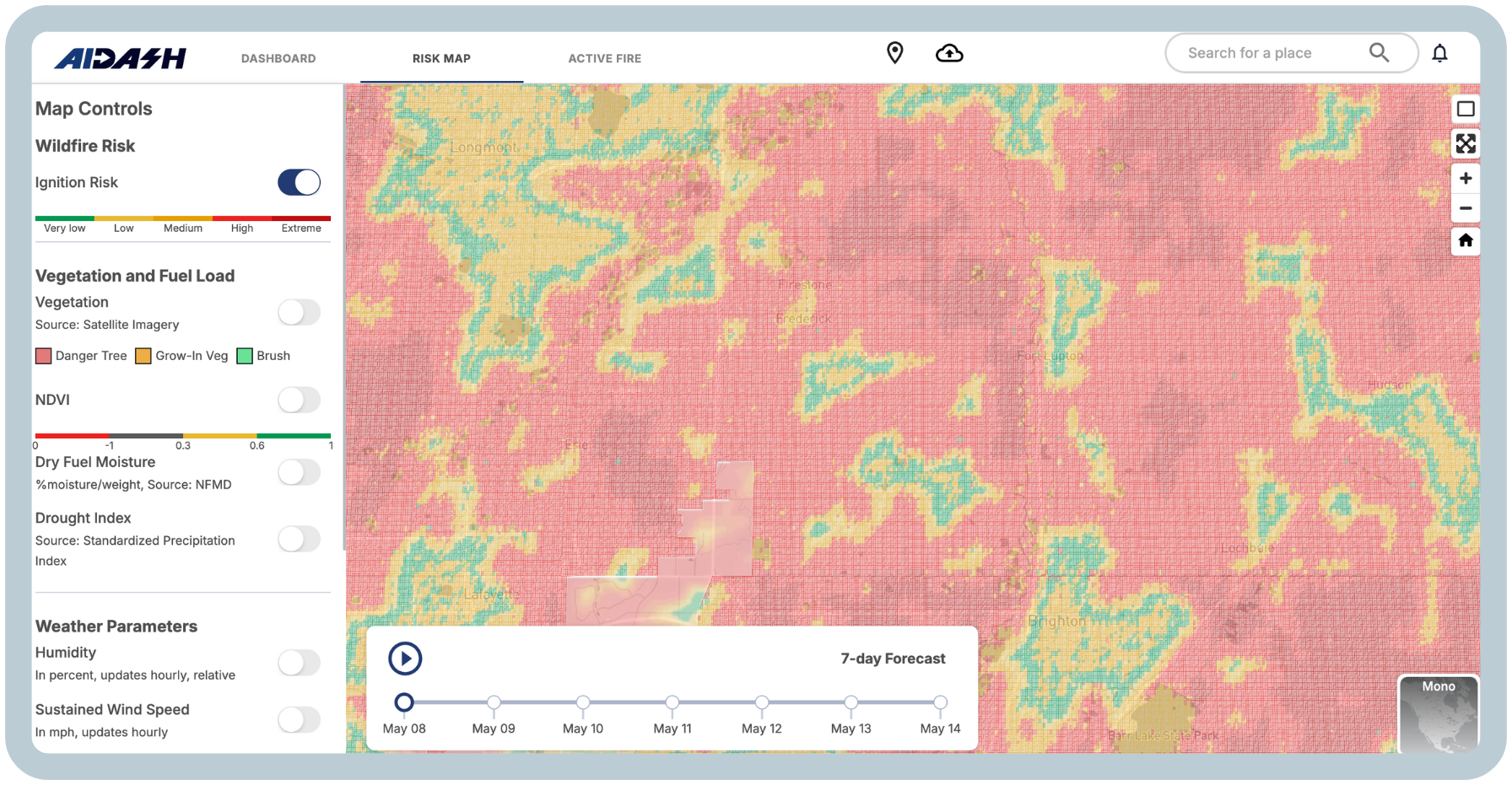 Ignition Risk Mapping