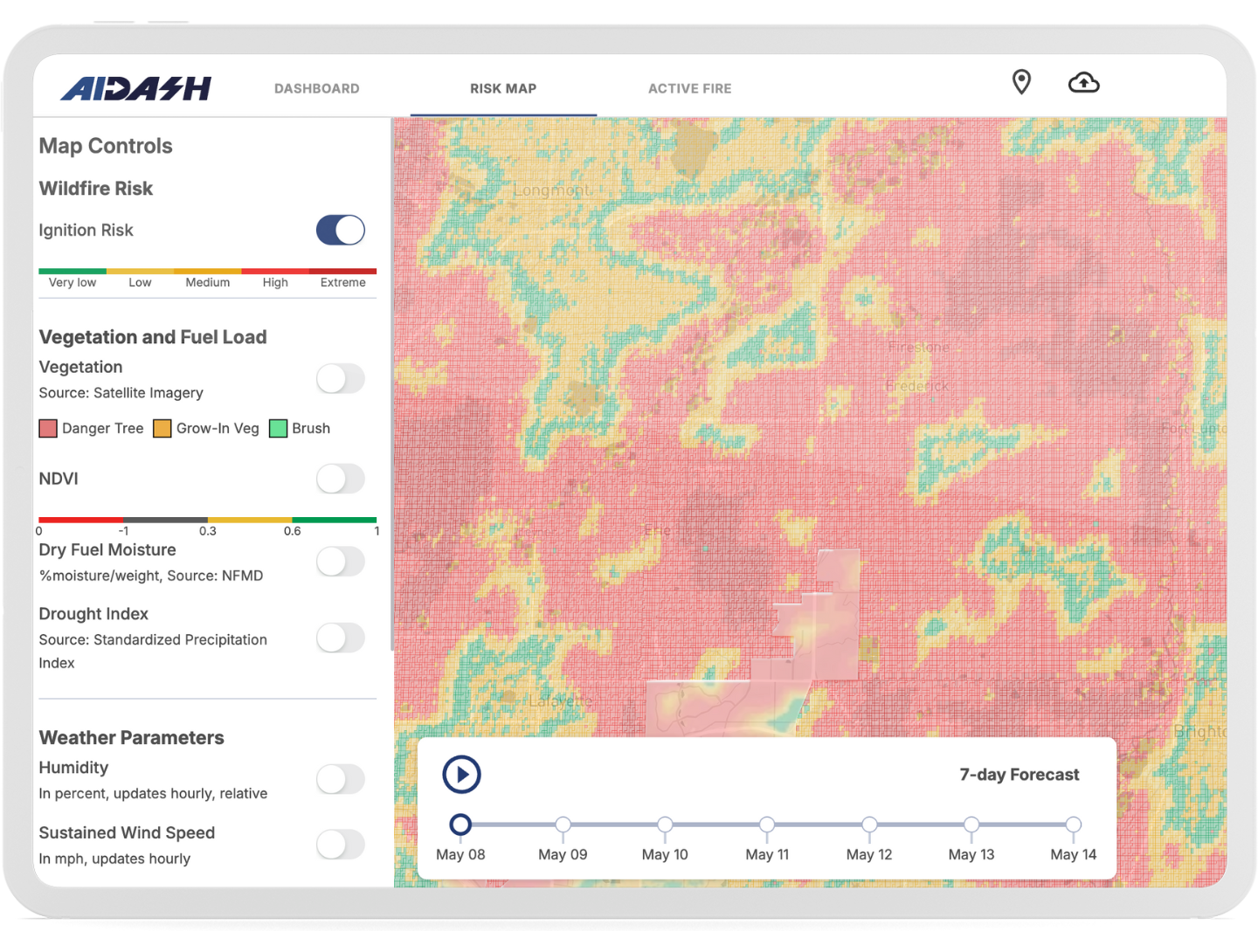 Ignition Risk Mapping